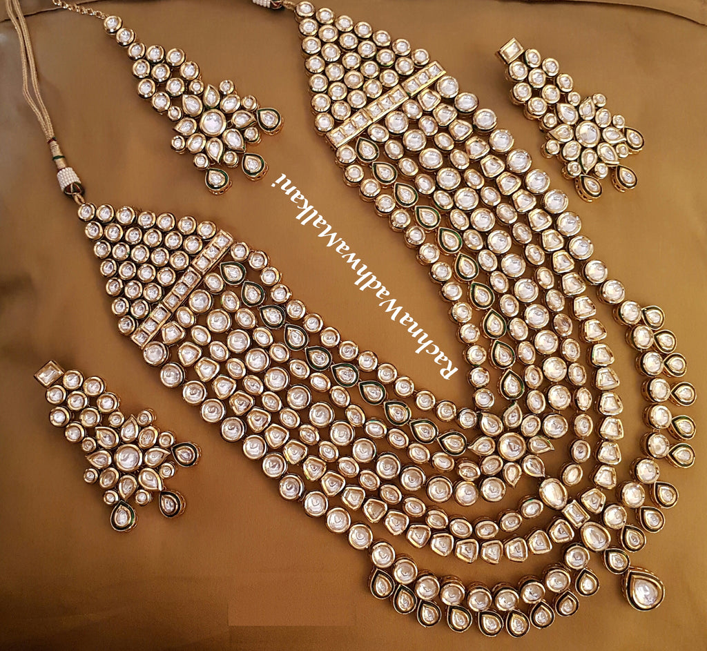 Bride  - Long Kundan Necklace Set