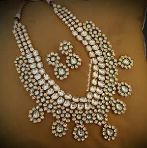 Bride - Long Kundan Necklace Set