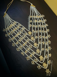 Bride - Pearl and Kundan Seven Layer ( Satlada Haar) Necklace